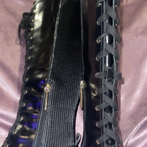 Louise Et Cie Lace-up Knee High Boots SZ 10 M NWT IN BOX - Picture 3 of 15